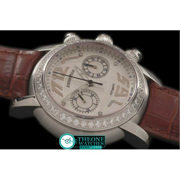 Audemars Piguet - Globe Chronograph Diam SS/LE White Asia 7750