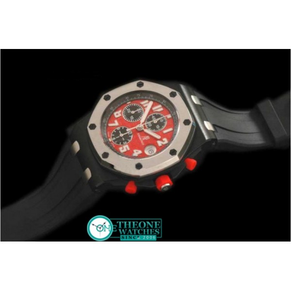 Audemars Piguet - Royal Oak Chronograph SS/RU FI Red A-7750 Sec@12