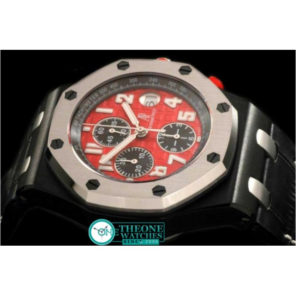 Audemars Piguet - Royal Oak Chronograph SS/LE FI Red A-7750 Sec@12