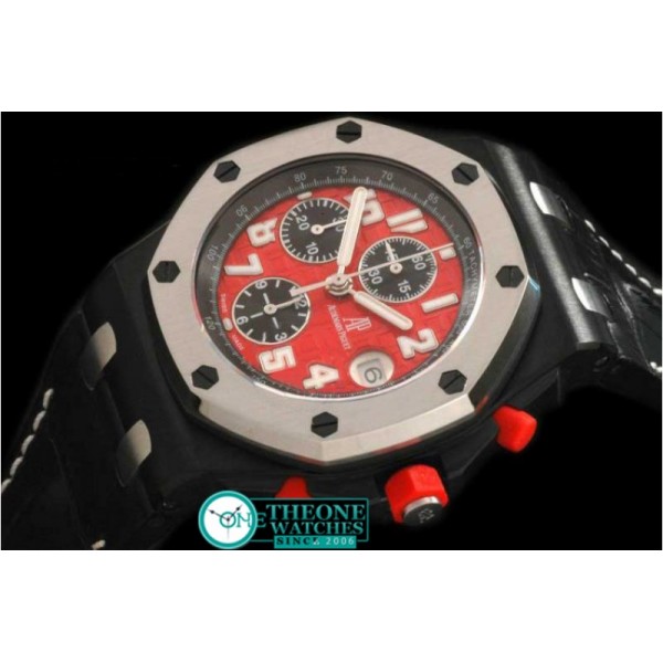 Audemars Piguet - Royal Oak Chronograph SS/LE FI Red A-7750 Sec@12