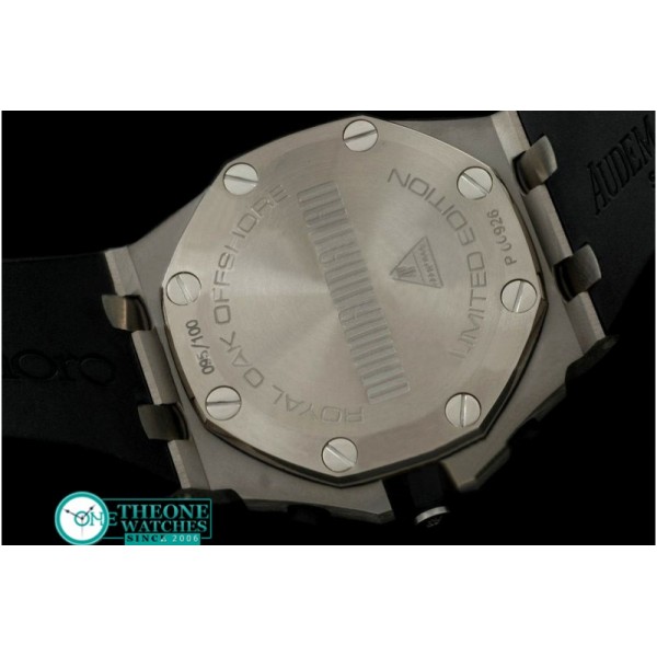 Audemars Piguet- Royal Oak Chronograph TI/RU Grey/Blk A-7750 Sec@12