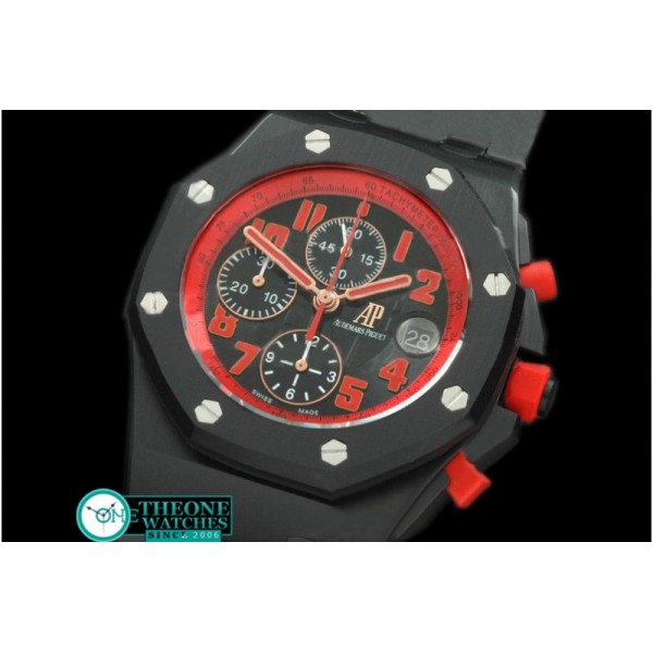 Audemars Piguet - Royal Oak Chronograph DLC/RU Black A-7750