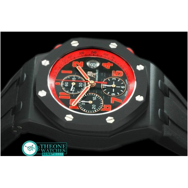 Audemars Piguet - Royal Oak Chronograph DLC/RU Black A-7750