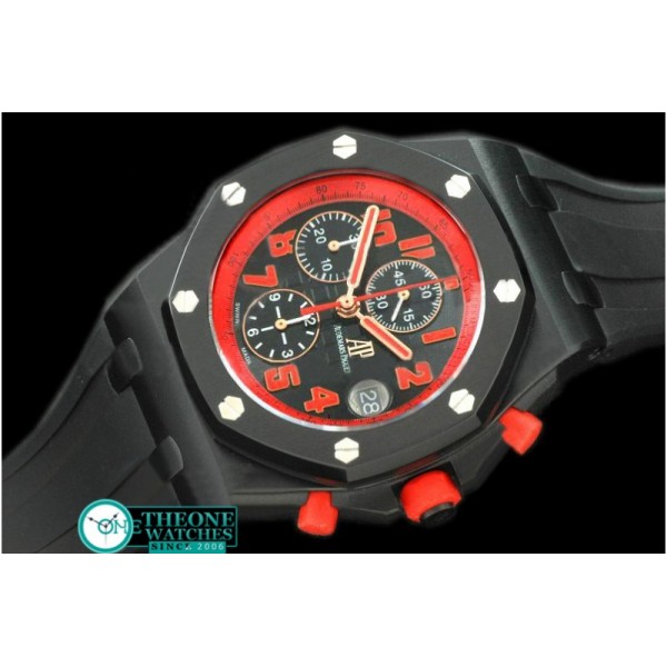 Audemars Piguet - Royal Oak Chronograph DLC/RU Black A-7750