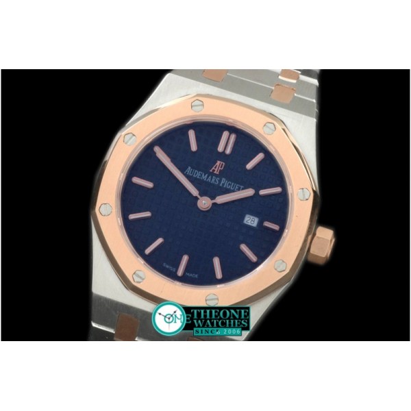 Audemars Piguet - Royal Oak Ladies SS/RG Blue S-Qtz