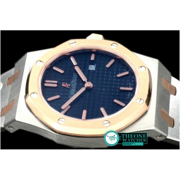 Audemars Piguet - Royal Oak Ladies SS/RG Blue S-Qtz