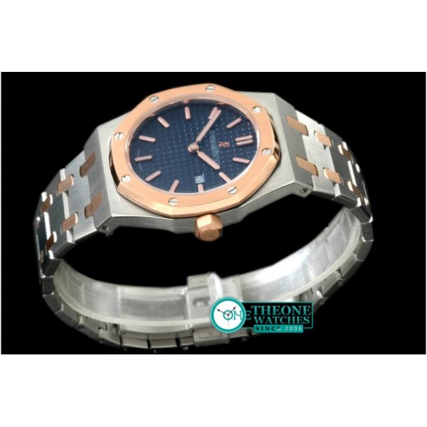 Audemars Piguet - Royal Oak Ladies SS/RG Blue S-Qtz