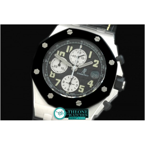 Audemars Piguet - Royal Oak Chrono SS/Ru Black R-Clad A-7750