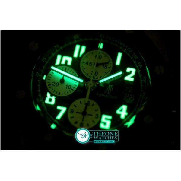 Audemars Piguet - Royal Oak Chrono SS/Ru Black R-Clad A-7750