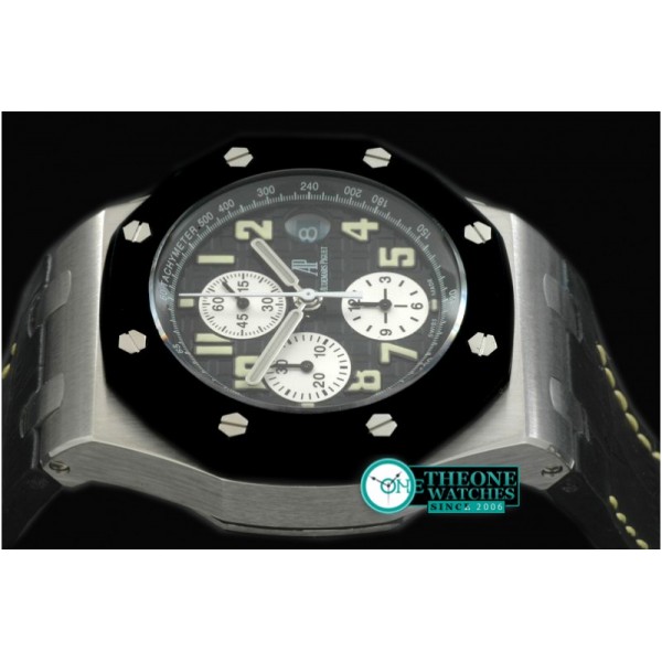 Audemars Piguet - Royal Oak Chrono SS/Ru Black R-Clad A-7750