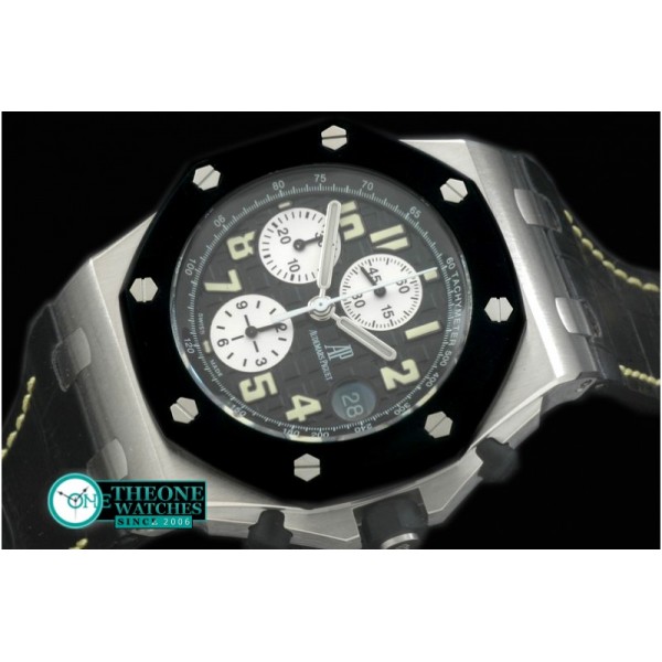 Audemars Piguet - Royal Oak Chrono SS/Ru Black R-Clad A-7750