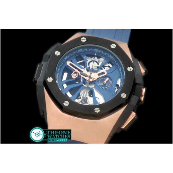 Audemars Piguet - Royal Oak Concept Laptimer RG/RU Blue Jap OS20