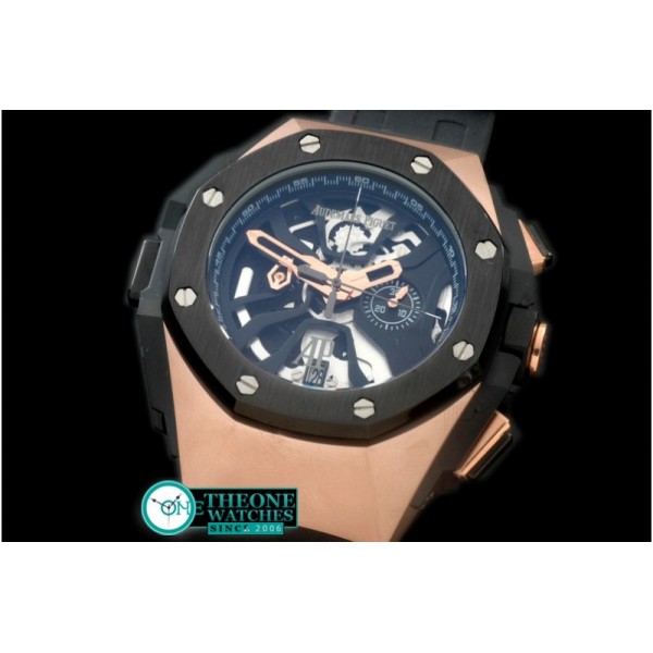 Audemars Piguet - Royal Oak Concept Laptimer RG/RU Black Jap OS20