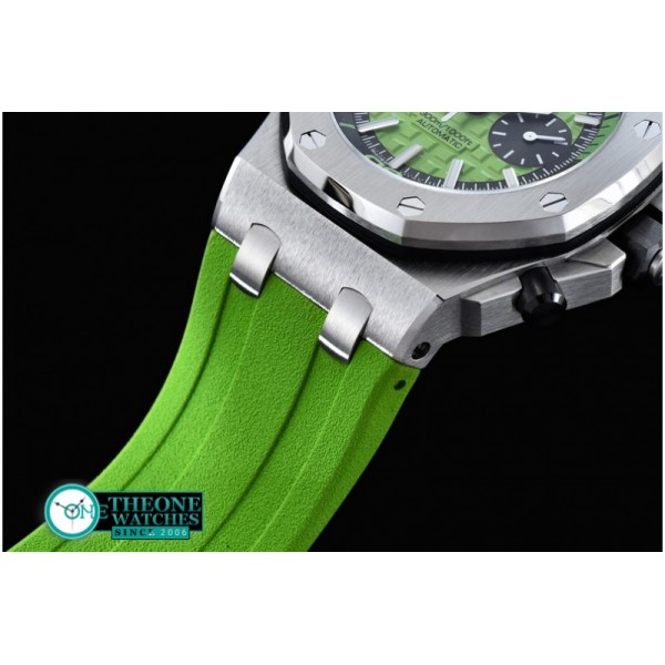 Audemars Piguet - Royal Oak Offshore Diver Chrono SS/RU L-Green JF A3126