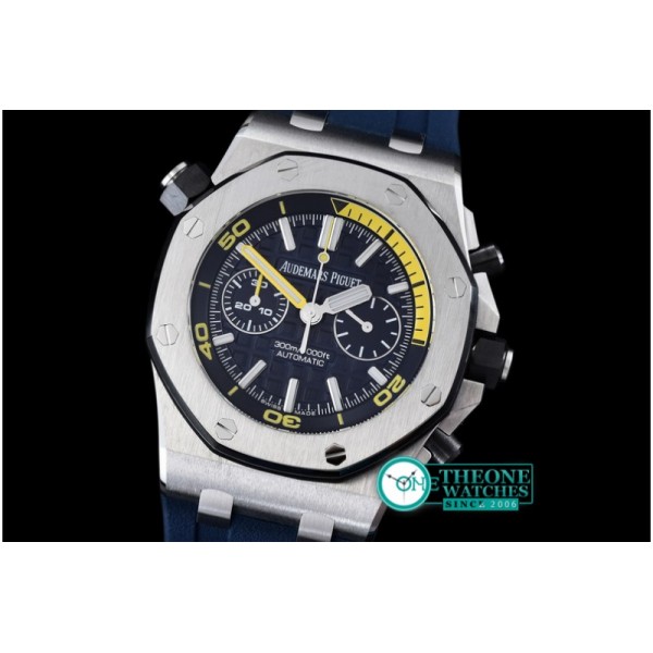 Audemars Piguet - Royal Oak Offshore Diver Chrono SS/RU Blue JF A3126