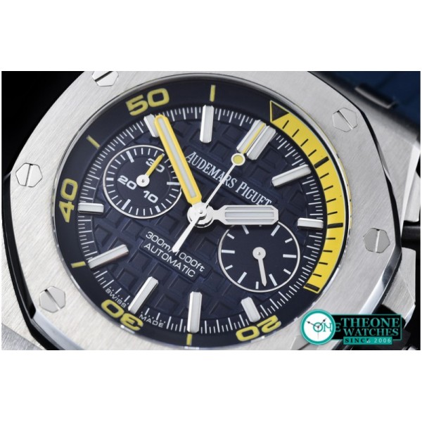 Audemars Piguet - Royal Oak Offshore Diver Chrono SS/RU Blue JF A3126