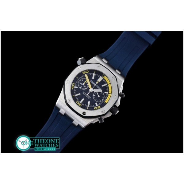 Audemars Piguet - Royal Oak Offshore Diver Chrono SS/RU Blue JF A3126