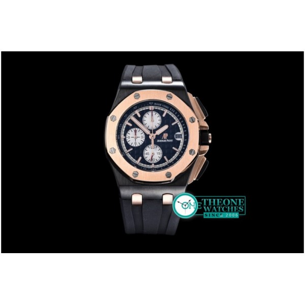 Audemars Piguet - Royal Oak PVD/RU Black VK Qtz