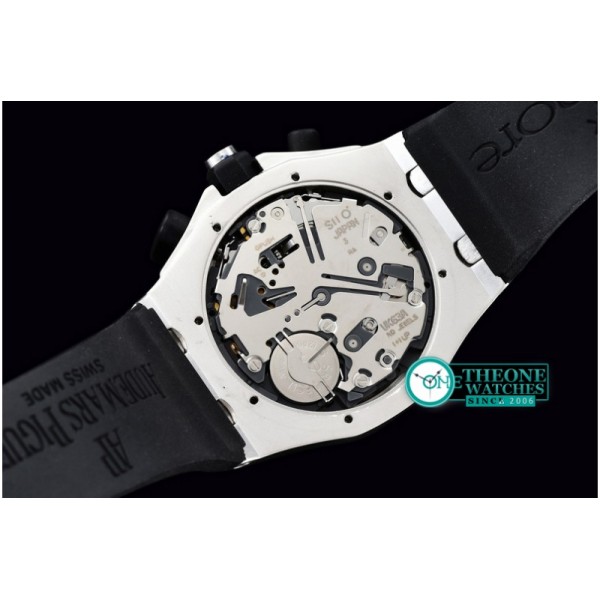 Audemars Piguet - Royal Oak Ladies Chronograph SS/RU Black VK Qtz