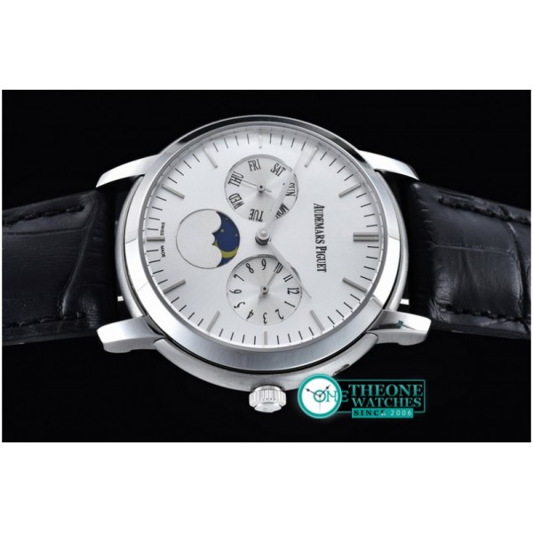 Audemars Piguet - Jules Audemars Pert. Calendar SS/LE White Jap MY9015