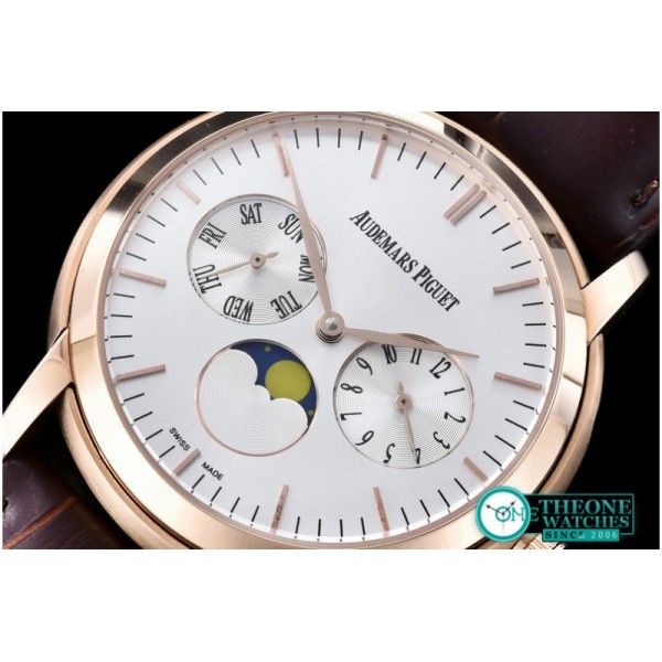 Audemars Piguet - Jules Audemars Pert. Calendar RG/LE White Jap MY9015