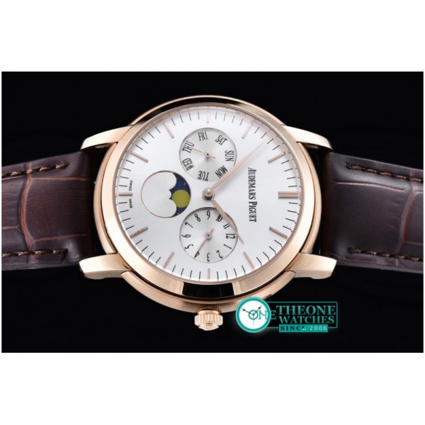 Audemars Piguet - Jules Audemars Pert. Calendar RG/LE White Jap MY9015