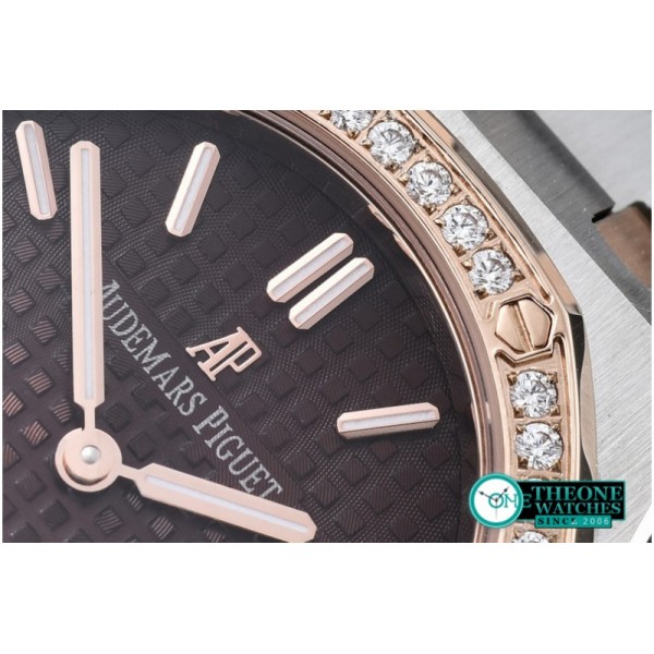 Audemars Piguet - Royal Oak Ladies TT Brown S-Qtz