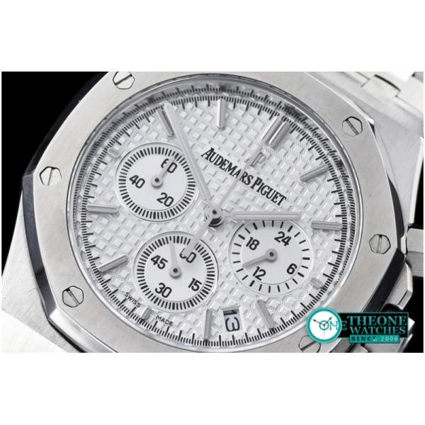 Audemars Piguet - Royal Oak Chronograph Ref. 26320 SS/SS White VK Qtz