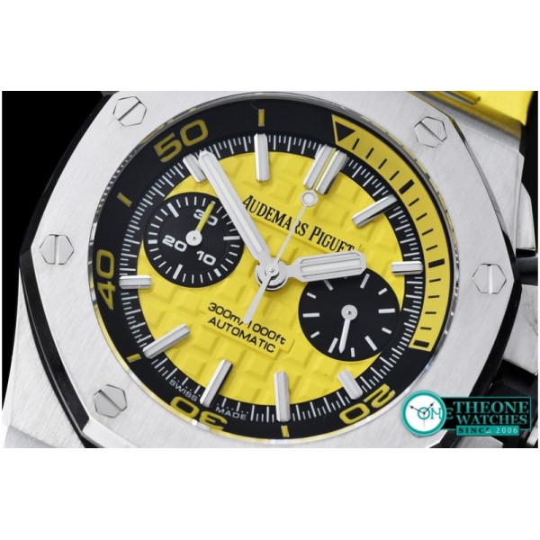 Audemars Piguet - Royal Oak Offshore Diver Chrono SS/RU Yellow Noob A3126