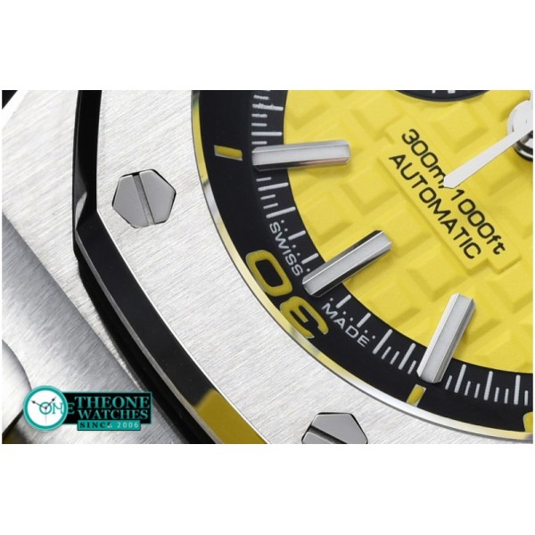 Audemars Piguet - Royal Oak Offshore Diver Chrono SS/RU Yellow Noob A3126