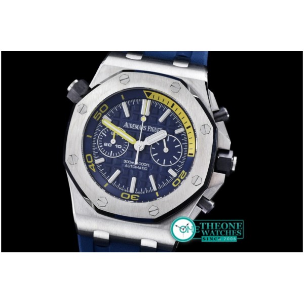 Audemars Piguet - Royal Oak Offshore Diver Chrono SS/RU Blue Noob A3126