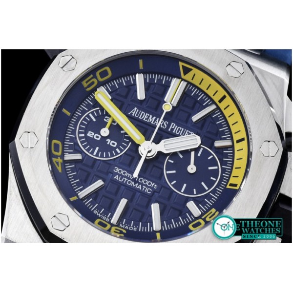 Audemars Piguet - Royal Oak Offshore Diver Chrono SS/RU Blue Noob A3126