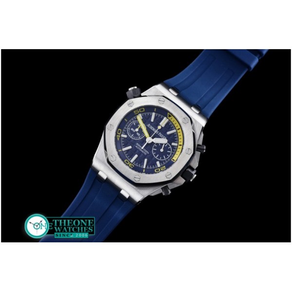 Audemars Piguet - Royal Oak Offshore Diver Chrono SS/RU Blue Noob A3126