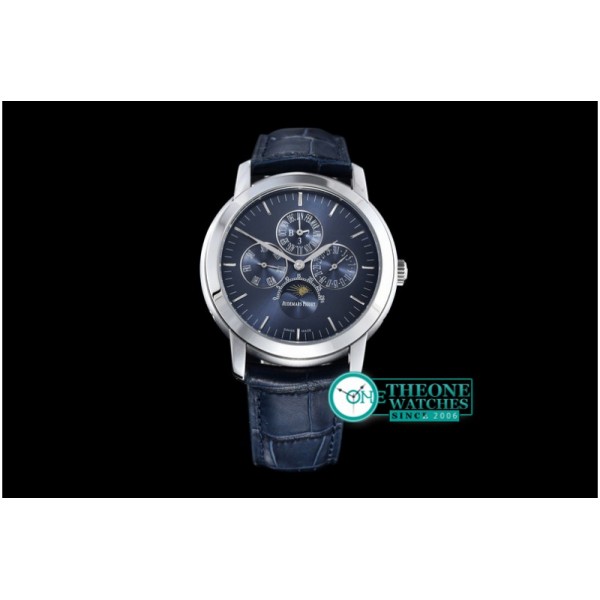 Audemars Piguet - Jules Audemars Pert. Calendar SS/LE Blue A-2813