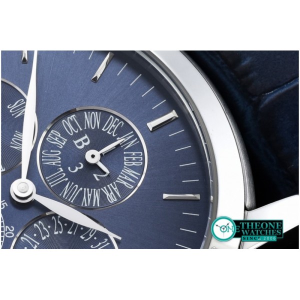 Audemars Piguet - Jules Audemars Pert. Calendar SS/LE Blue A-2813