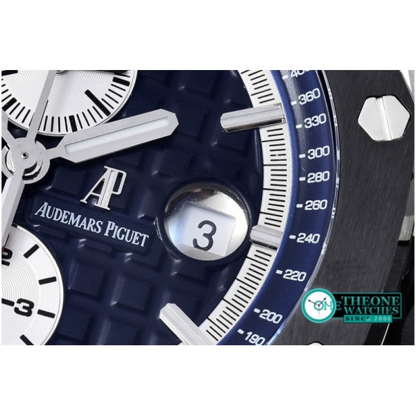 Audemars Piguet - AP Royal Oak Chrono SS/RU Blue A3126- Noob