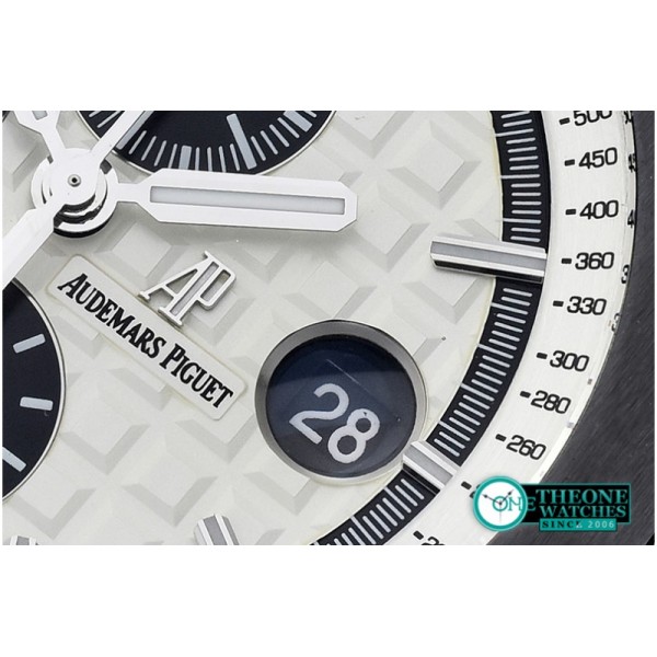 Audemars Piguet - Royal Oak Offshore Novelty SS/RU White Noob A7750 secs@12