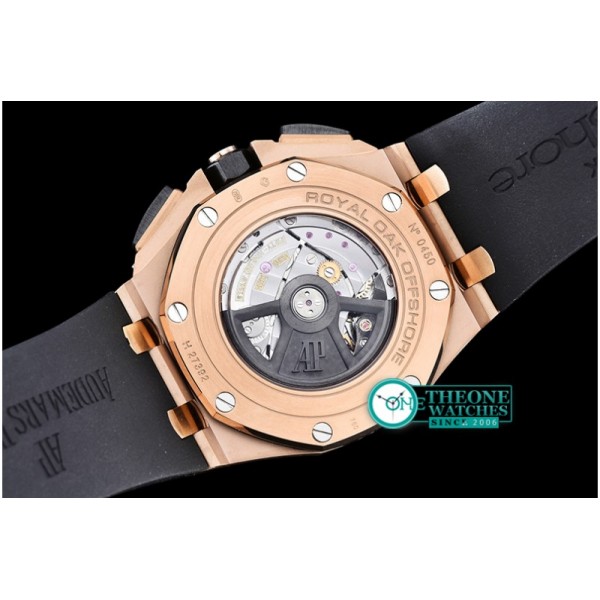 Audemars Piguet - Royal Oak Offshore Novelty RG/RU Black Noob A7750 secs@12