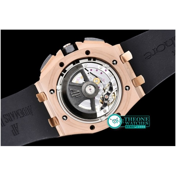 Audemars Piguet - Royal Oak Offshore Novelty RG/RU Black Noob A7750 secs@12