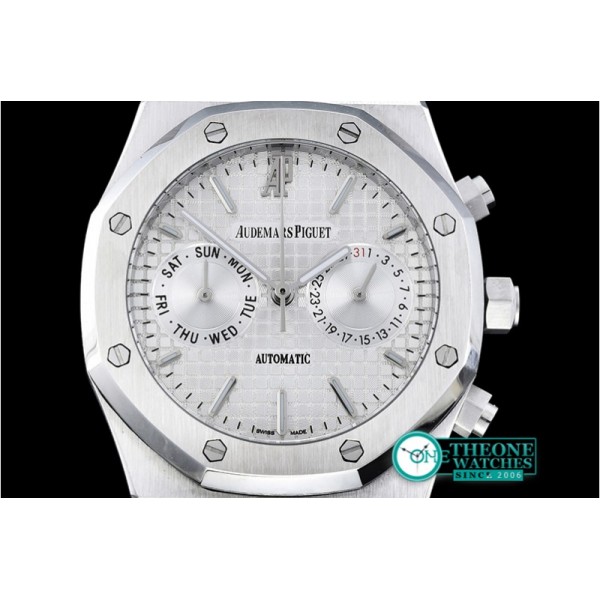 Audemars Piguet - Royal Oak Calendar SS/SS White VK Quartz