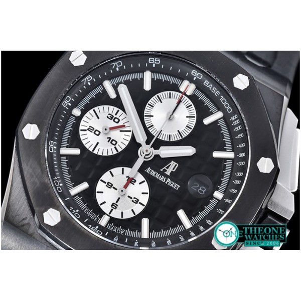 Audemars Piguet - RO Offshore Novelty PVD/RU Black/Wht JHF A3126 Secs@9