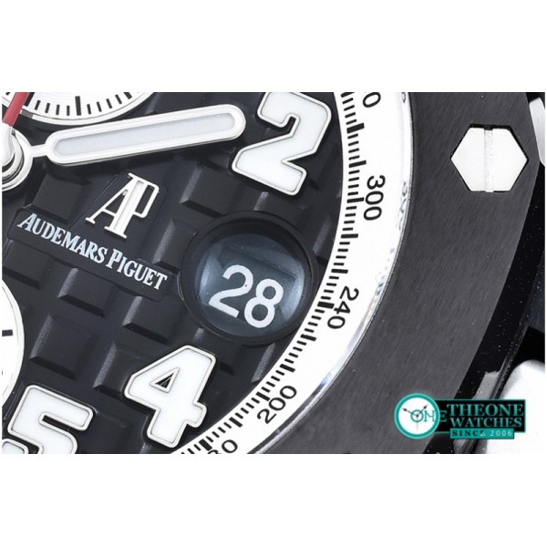 Audemars Piguet - RO Offshore PVD/RU Marcus Ltd Ed Blk Asia 7750 secs@12