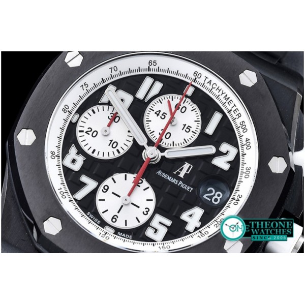 Audemars Piguet - RO Offshore PVD/RU Marcus Ltd Ed Blk Asia 7750 secs@12