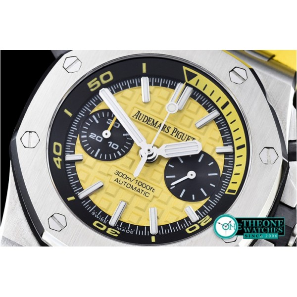 Audemars Piguet - ROO Basel 2016 Diver Chrono SS/RU JHF Yellow A7750 Mod3124