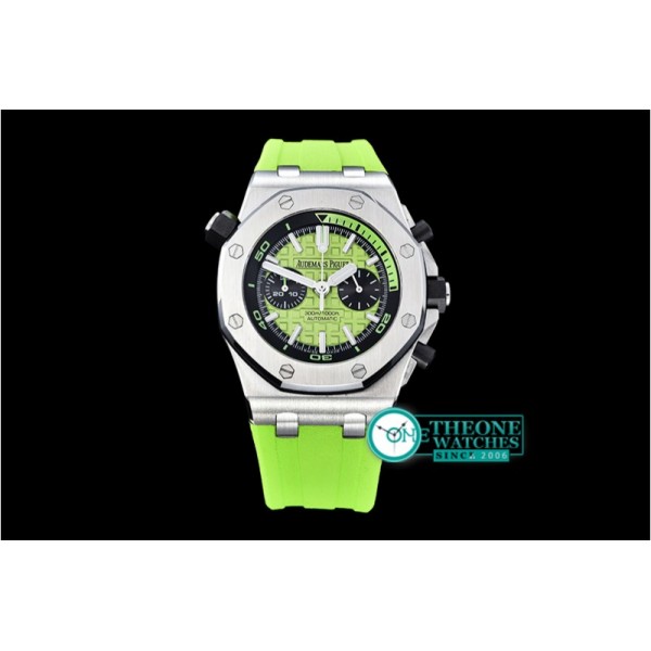 Audemars Piguet - ROO Basel 2016 Diver Chrono SS/RU JHF Green A7750 Mod3124