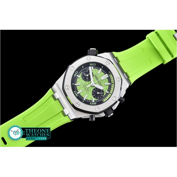 Audemars Piguet - ROO Basel 2016 Diver Chrono SS/RU JHF Green A7750 Mod3124