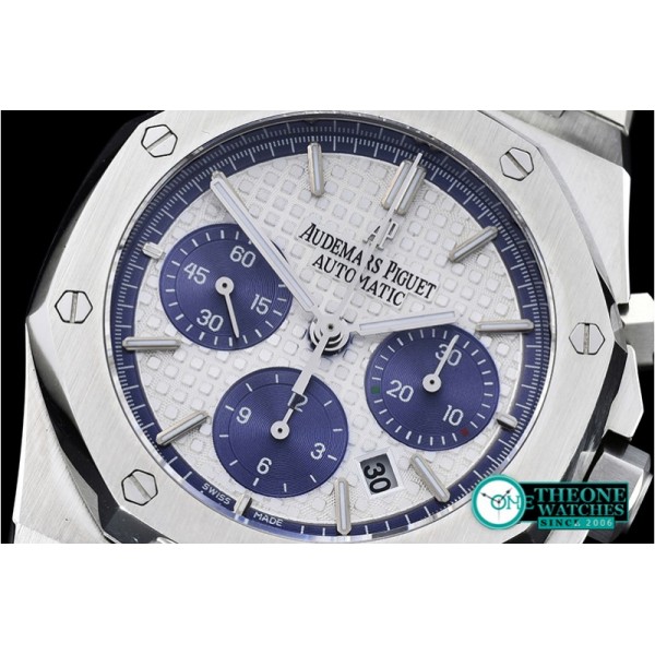 Audemars Piguet - Royal Oak Chronograph 26320ST SS/SS Wht/Ble JHF A7750