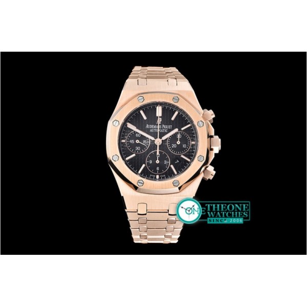 Audemars Piguet - Royal Oak Chronograph 26320ST RG/RG Black JHF A7750