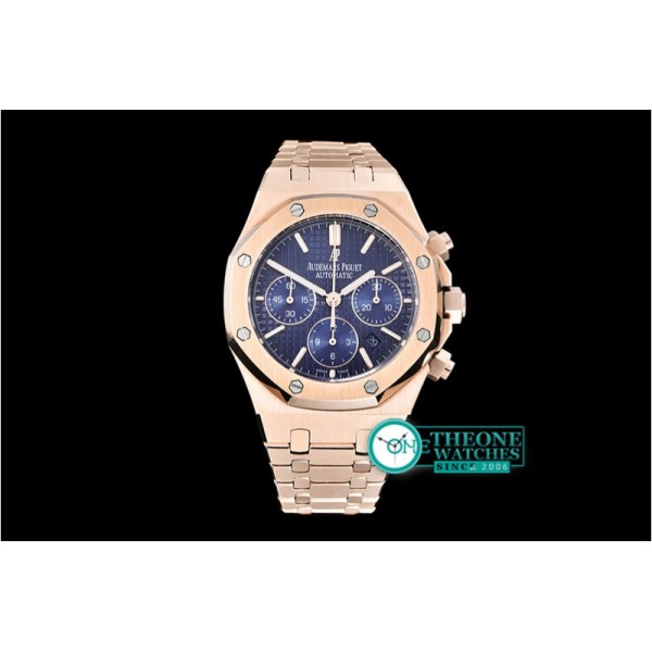 Audemars Piguet - Royal Oak Chronograph 26320ST RG/RG Blue JHF A7750