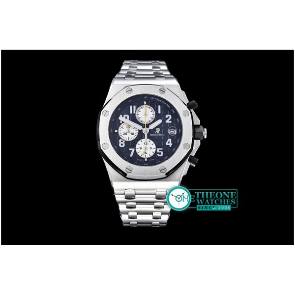 Audemars Piguet - Royal Oak Offshore SS/SS Blue/Wht VK Qtz